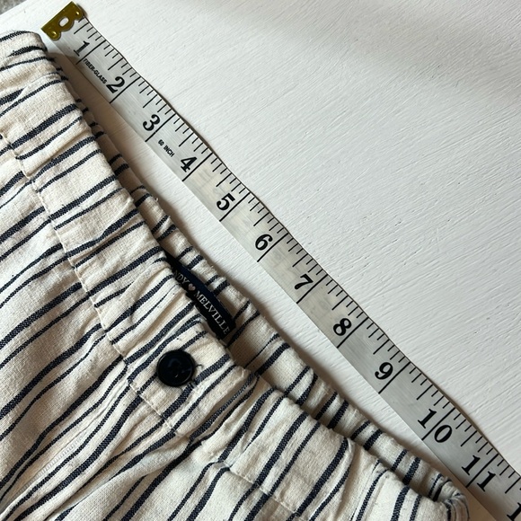 4🛒 $20‼️ Brandy Melville pants Size XS/Small Tiden Pants Stripe blue White - Picture 10 of 15